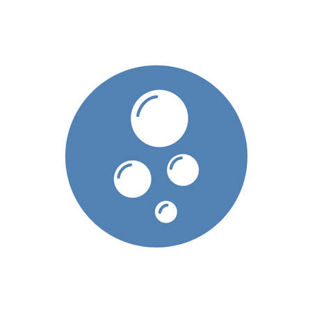 Bubble icon isolated on white background. Vector art.のイラスト素材
