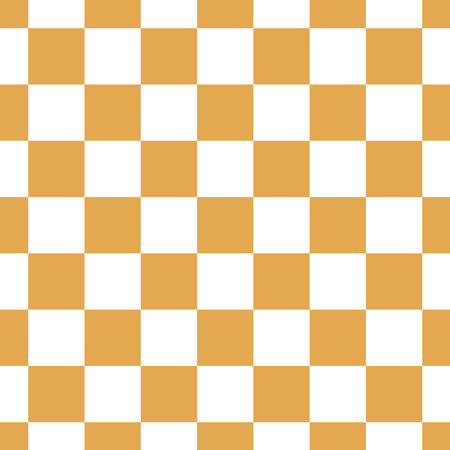 Retro seamless pattern with yellow and white checkerboardのイラスト素材