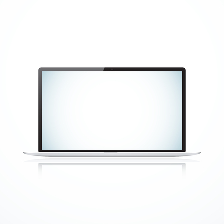 Vector realistic laptopのイラスト素材