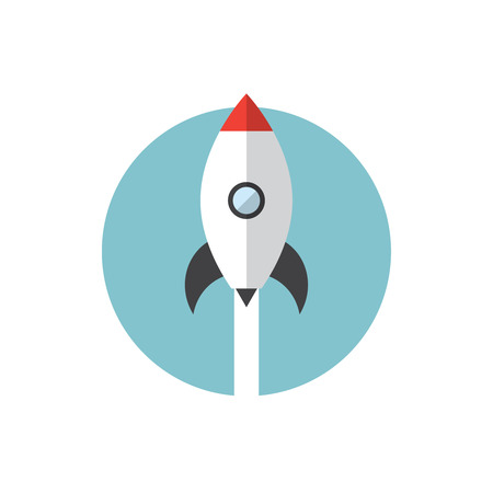 Vector rocket icon. Start up iconのイラスト素材