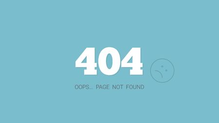 404 error page