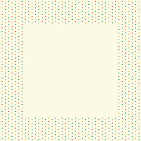 Colorful polka dots pattern backgroundのイラスト素材