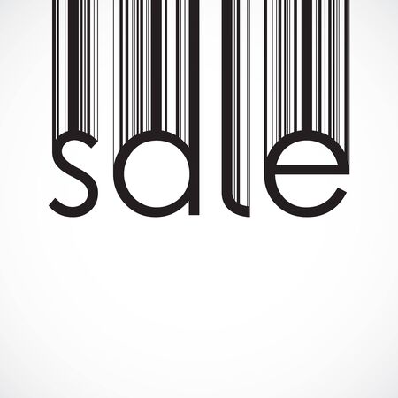 Sale barcode styleのイラスト素材