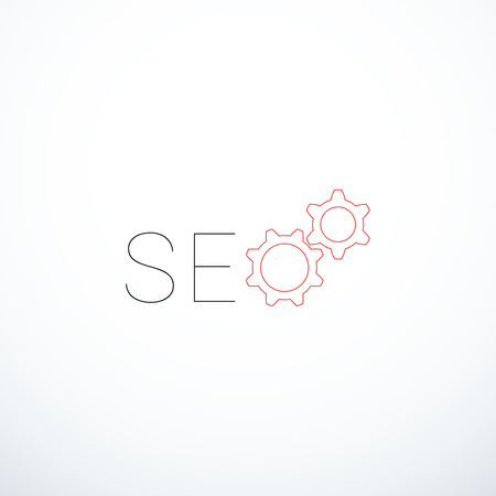 Vector SEO icon. SEO conceptのイラスト素材