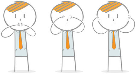 Doodle illustration ofのイラスト素材