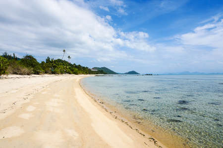 Empty tropical beach
