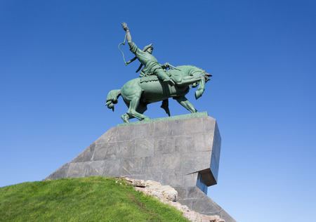 Monument to the national hero of Bashkiria to Salavat Yulayevのeditorial素材
