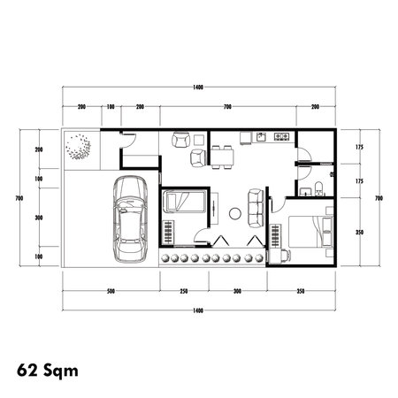 Architecture plan with furniture. home floor plan, isolated on white background, stock illustration.の写真素材