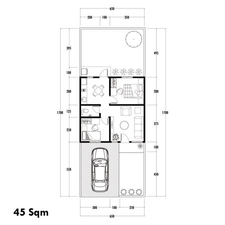 Architecture plan with furniture. home floor plan, isolated on white background, stock illustration.の写真素材
