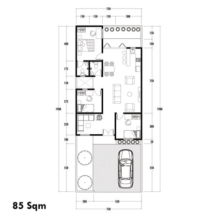 Architecture plan with furniture. home floor plan, isolated on white background, stock illustration.の写真素材
