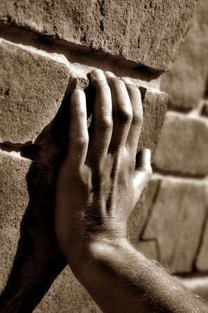 The image of hand of the manの写真素材