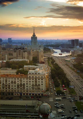 Kind of Moscow in the eveningの写真素材