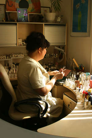 Creation of new perfumeの写真素材