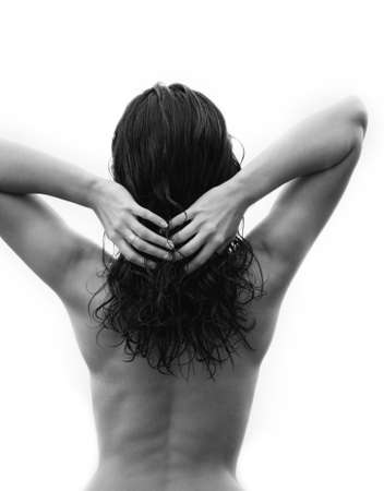  of young girl - body partの写真素材