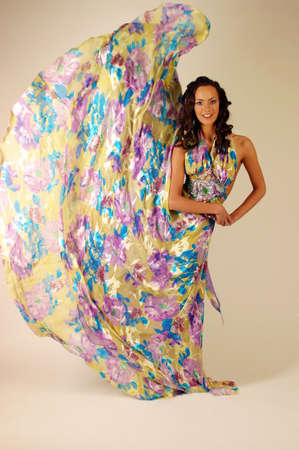 RUSSIA, MOSCOW - FEB 11 : The winner "Mrs. of the world 2006" ballerina Sofia Argakovskaya photosession in Moscow in February 11, 2006.のeditorial素材