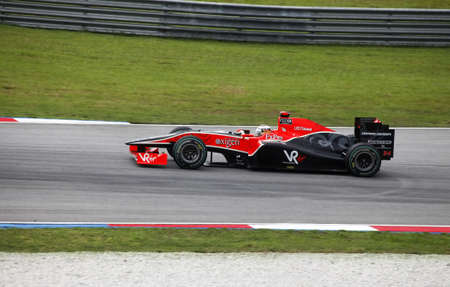 SEPANG, MALAYSIA - APRIL 4 : German Timo Glock of Team Virgin Racing at the Petronas Formula 1 Grand...