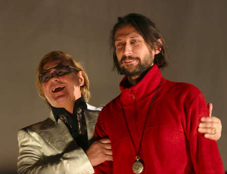 RUSSIA, MOSCOW, 12 January 2006: Stage from performance "Dream in summer night". Roman Viktjuk and Igor Selin 12 January 2006. Moscow. Russiaのeditorial素材