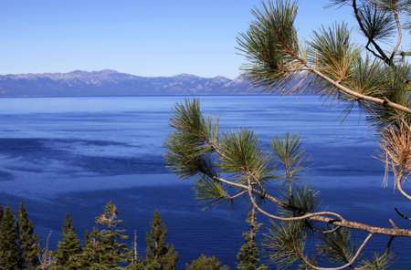 clean waters of Lake Tahoe, USAの写真素材