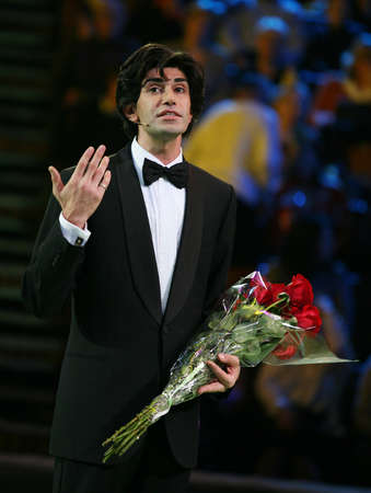 RUSSIA, MOSCOW 21 NOVEMBER 2006: Nikolay Tsiskaridze in Big Moscow circus in of show のeditorial素材