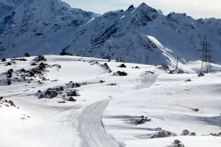 Elbrus. The Highest Mountain in Europeの写真素材