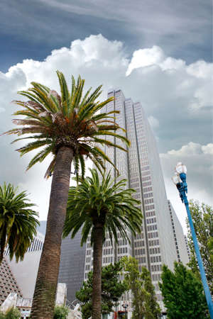 San Francisco downtown in cloudy weatherのeditorial素材