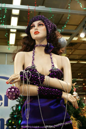 Dummy in a show-window of shopのeditorial素材