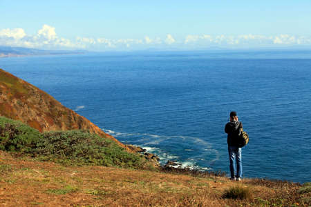 Coastline at Point Reyes National Seashore, California Coastの写真素材