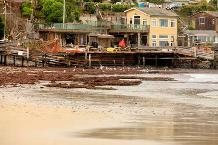 Pacifica State Beach. San Francisco, Californiaの写真素材
