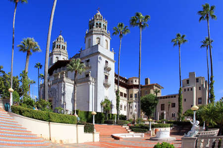 Hearst Castle in San Simeon, Californiaのeditorial素材