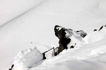 Russia. Caucasus. View on Elbrus Mount - the highest point of Europeの写真素材