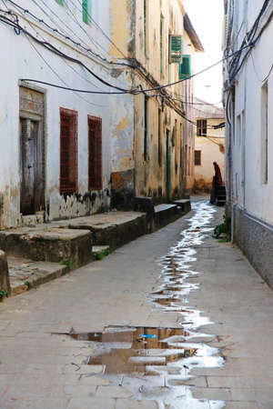 Stone Town is declared a World Heritage Site by Unesco. Zanzibar, Tanzaniaの写真素材