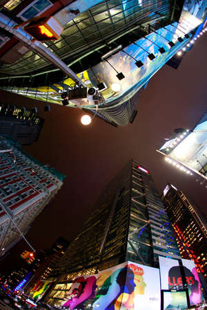 New York, USA - October 10, 2012: Times Square, featured with Broadway Theaters and huge number of LED signs, is a symbol of New York City and the United States, Manhattan, New York Cityのeditorial素材