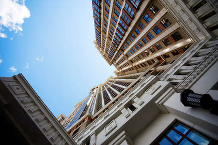 High building in Moscow, Russiaの写真素材