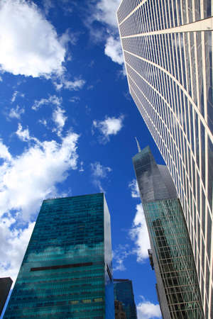 New York, USA - October 12, 2012: Facade Grace Building in New York City. The building was designed principally by Gordon Bunshaft, and completed in 1974.のeditorial素材