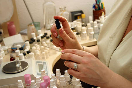 Creation of new perfumeの写真素材