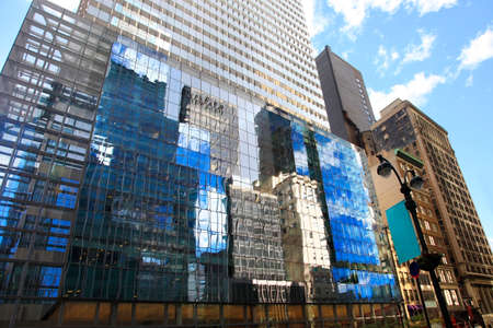 High buildings in New York. Manhattanのeditorial素材