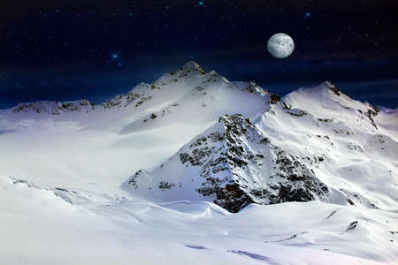 Russia. Caucasus. View on Elbrus Mount - the highest point of Europeの写真素材
