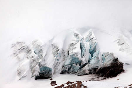 Russia. Caucasus. View on Elbrus Mount - the highest point of Europeの写真素材