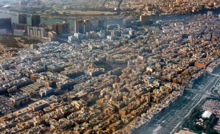 Aerial View of Dubai Cityの写真素材