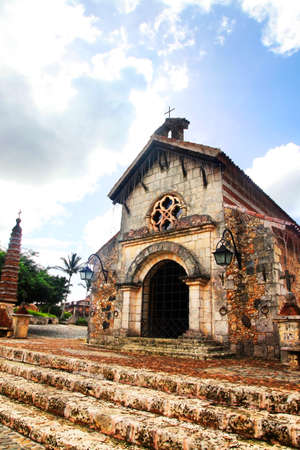 Church San Estanislao in Dominicana Punta Canaの写真素材