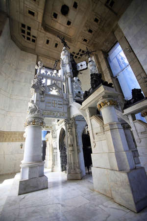 Interior space of Columbus lighthouse in Santo Domingo. Dominican Republicのeditorial素材