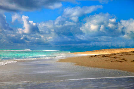 View of the Atlantic Ocean. South Beach Miamiの写真素材
