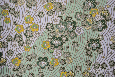 retro flower backgroundの写真素材