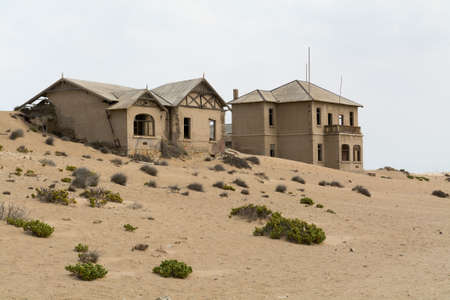 NAMIBIA, KOLMANSKOP - SEPTEMBER, 14. 2014: Ghost Town Kolmanskop, former Diamond Dagger Town in...