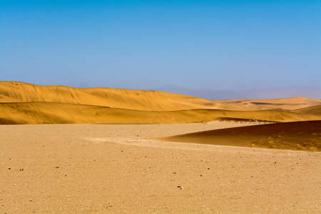 Sand dunes in the region of swakopmund and walvis bay, namibia, southern africaの写真素材