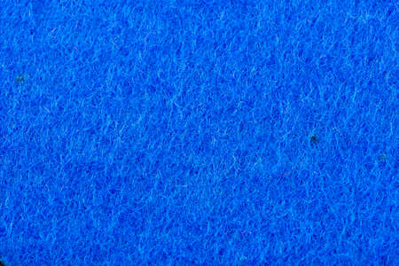 Close up of king blue colored felt fabric for backgroundの写真素材