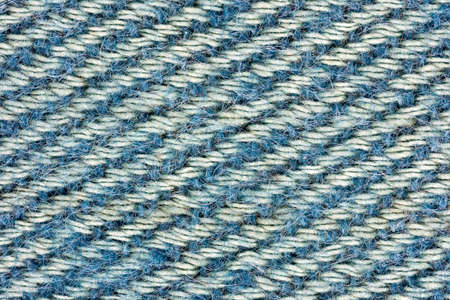 Detailed Close-Up of a blue colored fabric pattern for background purposes