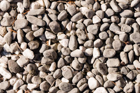 Detailed view of a stone garden - for background purposesの写真素材
