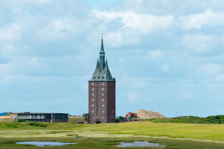 WANGEROOGE, GERMANY. 04th July 2017: View of the west coast on the island of Wangeroog, one of the...