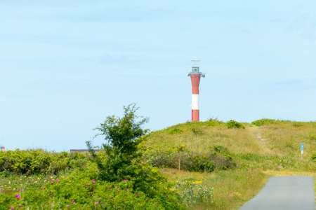 WANGEROOGE, GERMANY.  04th July 2017: View of the new lighthouse in the west on the island...